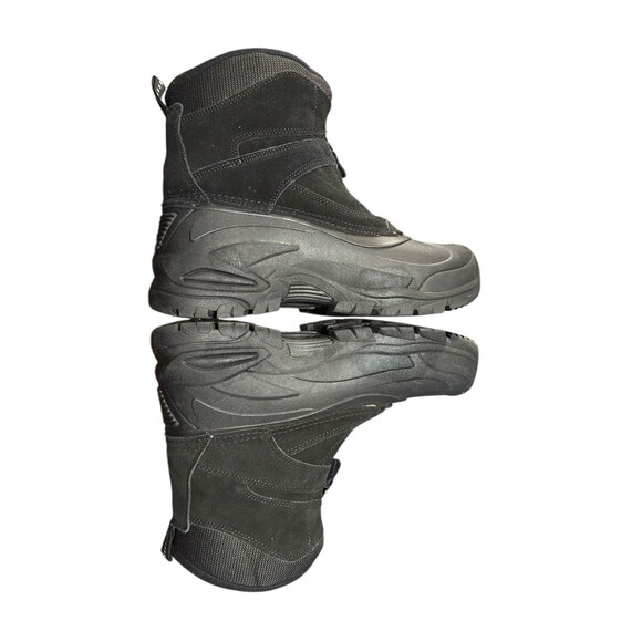 Totes Bryan Men’s Size 12M Black Winter Snow Boots Waterproof Zip Insulated Warm - Picture 10 of 14